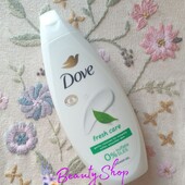Кремовий гель для душу Dove Дотик свіжості з нотами огірка та зеленого чаю 250 мл