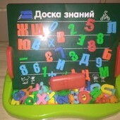 Дошка знань, магнітна, двостороння+палички для рахування