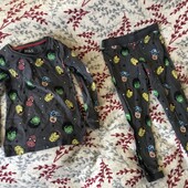 Пижама, комплект, 100% cotton размер 6-7 р 122 см. m&s. в ідеалі