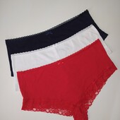 Комплект котонових трусиків з мереживом esmara xxxl