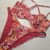 Hunkemoller! Яскравий роздільний жіночий купальник 75F, низ S розмір pink! Лот 17