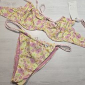 Hunkemoller! Роздільний жіночий купальник: верх 80Е, низ М розмір multi! Лот 26
