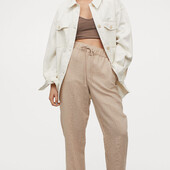 Легкі вкорочені штани на резинці h&m