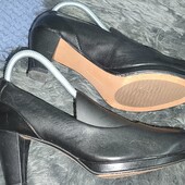 Clarks uk4.5 37.5 шкіряні туфлі
