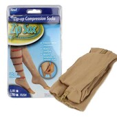 Zip Sox компресійні гольфи від варикозу, шкарпетки для фіксації кісточок бежеві, розмір S/M, l/xl