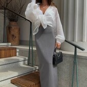 ❤️Юбка длинная серая Prettylittlething ❤️Смотрите мои лоты ❤️