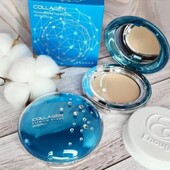 spf 50 захист від сонця , 2в1 - Пудра + змінний блок Enough Collagen Premium-