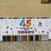 Кольорові олівці Grafix 45 шт. для художників у жестяній коробці