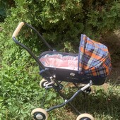 Якісна ексклюзивна ретро коляска для ляльки відомого бренду Mamas&Papas Оригінал !!!
