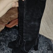 Vero Cuoio 41p Made on Italy замшеві чоботи