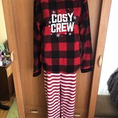 Пижама, комплект, фліс, размер М-L. family pjs. ідеал