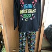 Пижама, комплект, костюм, 100% коттон, M-L. Family pijamas. в ідеалі