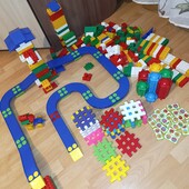 МЕГА лот! Конструктор, дорога, мозаїка, пазли, доміно. Все одним лотом!