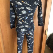 Пижама, комплект, костюм, 100% коттон. 9-10 р 140 см. M&S. в ідеалі