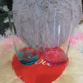❤️Не пропустите!!!!! Коллекционные стаканы большие стекло❤️ Италия. В лоте 2 штуки. На 380 мл