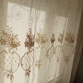 6 метрів красивої тюлі б/в у хорошому стані