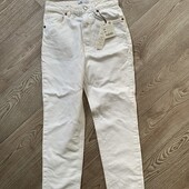 Біленькі та новенький джинси ZARA у 34 розмірі