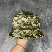 Тактична панама літня піксель L розмір 58 см камуфляжна