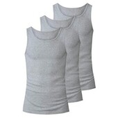 Комплект натільних майок 3шт.сірі Livergy L,XL