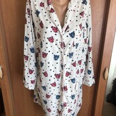 Халат, ночнушка, 100% велюр. 2XL. Tu. в ідеалі