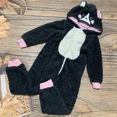 Тепленький плюшевый слип, кигуруми на 5 лет, состояние хорошее