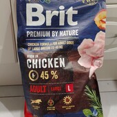 Brit Premium Adult L корм для собак великих порід, курка, вага ± 5.940