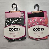 Cozzi! Трикотажні труси для дівчинки, сліпи для дівчинки 98/104, в лоті 4 шт! Лот 30
