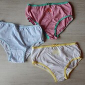 Все від 10 грн! 3шт. труси дівчинці primark. на 7/8 років