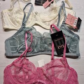 Hunkemoller бюстгальтер 70с , мереживний бюст 70C 3 шт в лоті , лот 1