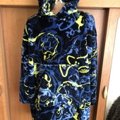 Меховушка, плюшева туника, кофта, худи, L-XL. IBox, слип, пижама