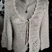 Шикарный кардиган цвета топлёного молока Another Women, Голландия, размер-L
