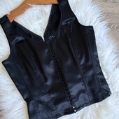 Корсетний атласний топ, XS S