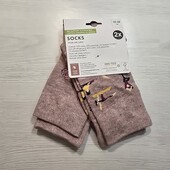 Лідл! Трикотажні високі жіночі шкарпетки 35-38 розмір, в лоті 2 пари! Лот 5
