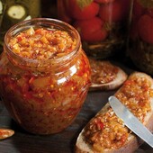 Вкуснейшая икра баклажанная