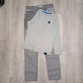 Джинси + реглан. 10-11 років.