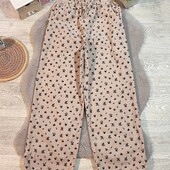Зручні штани палаццо мікровельвет Zara стан відмінний