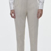 Стильні базові брюки з завищеною талією, М