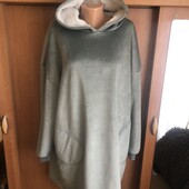 Меховушка, плюшева туника, кофта, худи, XL. Primark, слип, пижама