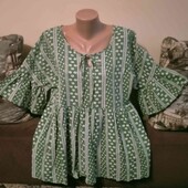 блуза пог. 56-58, котон 100%