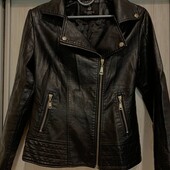 Шкіряна куртка по бірці XXL, по замірах на M/L