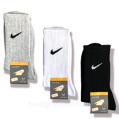 Одні на вибір!Шкарпетки чоловічі демісезонні спортивні бавовна Nike, розмір 41-44, високі