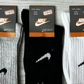 Шкарпетки високі Nike 41-44 демисезон❤️❤️ В лоті- чорні.Лот-1пара.Можно докупить.
