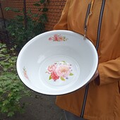 Большой(36 см)таз эмалированный лот 1 шт