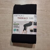 Есмара! Жіночі термолосіни, утеплені жіночі легінси! 100 ден, чорні! 44/46 євро 50/52 наш! Лот 2
