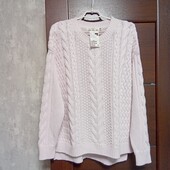 Новый брендовый коттоновый свитер р.16.