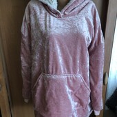 Меховушка, плюшева туника, довга, худи, 4-5XL. Sienna. слип, пижама.