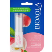 Зволожуючий бальзам для губ з персиком Bioaqua Peach 2.7 г