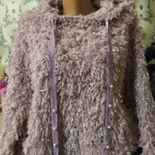 Кофта жіноча, штучне пір'я, 44-46