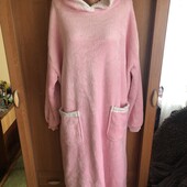 Меховушка дуже довга, плюшева, халат, плаття, худи, 5-8XL. слип, пижама, плед