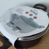 Кастрюля алюминиевая с антипригарным покрытием 3 л.